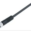 Sensor actuator cable, M8-cable socket, straight to open end, 4 pole, 5 m, PUR, black, 4 A, 79 3382 55 04