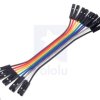 Pololu Ribbon Cable Premium Jumper Wires 10-Color F-F 3