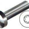 Pan head screw, TX, M2.5, Ø 5 mm, 12 mm, stainless steel, DIN 7985, 7985I25122