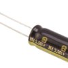 Kondensator 470μF 25V dc Radialny, Otwór przelotowy Panasonic roztaw: 3.5mm 8 (Dia.) x 20mm