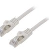 Patch cord F/UTP, Cat 6, RJ45 wtyk z obu stron, linka, CCA, 0,25m, PVC, szary PP6-0.25M