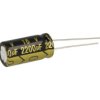 Kondensator; elektrolityczny; 2200uF; 16V; TS14; TS14 2200uF 16V +/-20% 10*20mm; fi 10x20mm; 5mm; przewlekany (THT); luzem; Sunt