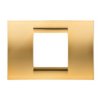 Gewiss Ramka Podwójna Tworzywo Poziomy Playbus Złoto Gw32062 /Opak. 48/
