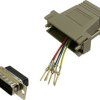 Adapter BKL Electronic 10121115 złącze męskie D-SUB 15-pin - złącze żeńskie RJ12