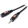 SpeaKa SP-7870224 Audio Cable Black Flexible PVC 1.5m Omnitronic 30226500
