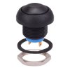 ISR3SAD200 APEM Black Momentary 12mm Push Button Switch SPST IP67