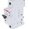 Wyłącznik nadprądowy MCB, Typ C, 1-biegunowy, 500mA, 253V, 72V, na szynę DIN, ABB S201-C0.5, S200