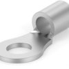 Uninsulated ring cable lug, 3.0-6.0 mm², AWG 12 to 10, 5 mm, metal, 8-33457-1