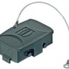 Cover cap, size 10B, PA, cross bow locking, IP65, 19410105404