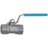 Stainless steel ball valve, L 44 mm, 63 bar, stainless steel, for pipe systems, 103482