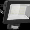 53883 LED floodlight with sensor, 50 W, black, IP44