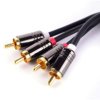 KABEL 2xRCA/2xRCA 3m JLM PREMIUM