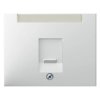 K.1 Element centralny gniazda teleinformatycznego z polem opisowym śnieżnobiały 11707009