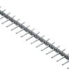 Listwa pinowa prosta W & P Products 823-08-5-1-1, RM 5 mm, 1 x 8 pin, 10 A, czarna