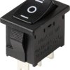 TRU COMPONENTS TC-13599544 Przełącznik kołyskowy 250 V/AC 6 A 1 x wł/wył/wł zatrzask/0/zatrzask 1 szt.