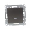 Simon 54 Łącznik jednobiegunowy z podświetleniem antracyt DW1AL.01/48