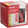 Fischer 577390 HybridPower Dowel set 90 mm x10 pcs plastic jointing dowels