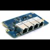 Net Card 2 for H-series - Moduł z dodatkowymi 4 portami Ethernet do komputerów Odroid z serii H
