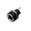 DC-022B - gniazdo zasilania DC 5.5x2.5mm, proste
