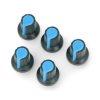 Gałka potencjometru niebieska - 6/14mm - 5szt.