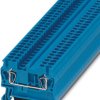 Through terminal block, spring balancer connection, 0.08-4.0 mm², 2 pole, 24 A, 8 kV, blue, 3031225