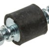 Podstawka antywibracyjna M5 średnica 16mm Cylinder męski-męski