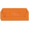 WAGO 282-328 2.5mm End and Intermediate Plate Orange