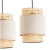Lampa Wisząca Wood Claud Kolor Czarny/Drewno Aluminium/Metal, Led 1750 Lm...
