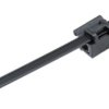 Edge clip, max. bundle Ø 48 mm, PA/galvanized steel, black, (L x W x H) 188 x 12.2 x 11.9 mm, CMSB12-2S-D300
