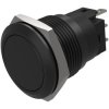 EAO 82-4951.1000 Pushbutton Momentary 16mm Black Flush no LED Solder Terminals