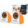 Głośniki komputerowe 2.0 BLOW MS-25 USB / 66-376