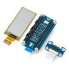 E-paper E-Ink 2,13'' 212x104px - nakładka z elastycznym wyświetlaczem do Raspberry Pi Pico - czarno/biały - Waveshare 20124
