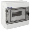 Rozdzielnica natynkowa RH-8 (N+PE) 1x8 modułów IP40 260x260x138mm drzwi transparentne Elektro-Plast