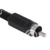 WTYK RCA (CINCH) NA KABEL CZARNY (5 SZTUK) (ZLRCA WT-B)