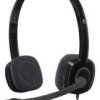 Logitech H151 Słuchawki nauszne przewód stereo czarny redukcja szumów mikrofonu, Wyciszanie hałasów regulacja głośności,