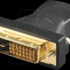 HDMI-DVIG Adapter, HDMI socket to DVI plug, gold-plated