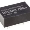 Przetwornica DC-DC, 5W, Uwe 9 → 18 V DC, Uwy ±12V dc, Iwy ±210mA, Recom