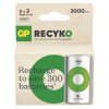 2 x akumulatorki D / R20 Ni-MH GP ReCyko 3000mAh