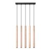 Lampa wisząca PASTELO 5L drewno