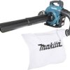 Makita DUB363PT2V DUB363PT2V akumulatorowy Dmuchawa do liści, Odkurzacz do liści zaw. 2 akumulatory, zaw. ładowarkę 36 V
