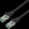 21453257 Patchkabel Cat.6a S/FTP (PiMF), schwarz, 10 m