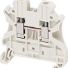 Terminal block, 2 pole, 0.2-4.0 mm², clamping points: 2, white, screw connection, 32 A, NSYTRV42WH