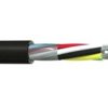 Wielożyłowy kabel przemysłowy liczba żył 18 Nieekranowany RS PRO 0.5 mm² średnica zew 11 mm Czarny 100 m Polichlorek