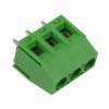 3-Way 5mm PCB Terminal Block Green 15A 300V