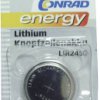 Akumulator guzikowy, litowy Conrad Energy LIR2450, 3,6V, 120 mAh