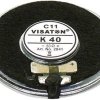 Głośnik miniaturowy Visaton K 40 - 50 Ohm 2841 1.6 cal 4 cm 1 W 50 Ω czarny