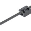 Edge clip, max. bundle Ø 51 mm, PA/galvanized steel, black, (L x W x H) 203 x 12.2 x 11.9 mm, CMSB12-B2S-D300
