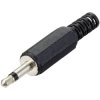 TruComponents 202767 3.5 mm audio jack Plug, straight,Pins:2 Mono Black