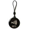 Brelok TAG NFC NTAG215 13.56MHz pusty programowalny czarny wodoodporny