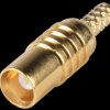 MCX crimp connector, gold-plated, RG174/316